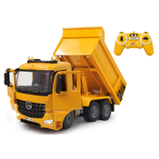 Jamara kamion na daljinsko upravljanje, kiper Mercedes Arocs, žuti 1:20