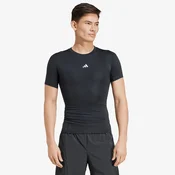 Kratka majica za vadbo adidas Performance Techfit črna barva, JE6698