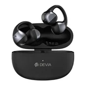 DEVIA LITE4 EM426 Bluetooth slušalice, STEREO v5.3, s mikrofonom + futrola za punjenje, CRNA