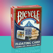 Floating Card Bicycle Deck RedFloating Card Bicycle Deck Red