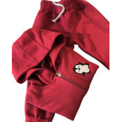 Divars Komplet trenerka za bebe Pingvin, Bordo