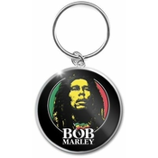 Bob Marley Standard Keychain Logo Face