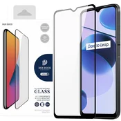 1 to 3 Kaljeno Steklo Dux Ducis 9D Za Realme C35 Z Okvirjem, Prijazno Vzdržljivem Etuiju