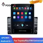 Podofo 2Din Android Car Radio 2 Din Car Multimedia Player for Universal autoradio 2 din For Volkswagen Nissan Hyundai Kia Toyota