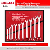 Delixi Set kombinovanih kljuceva, 10 komada
