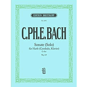 BACH C.PH.E.:SONATE (SOLO) FUR HARFE(KLAVIER) G-DUR WQ139