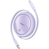 Kabel Baseus USB kabel Free2Pull USB-C na iP 20W 1m (ljubicasti)