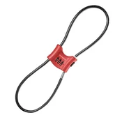 shumee ROCKBROS 32120011002 rdeča protivlomna ključavnica za kolo, 5,5 mm kabel