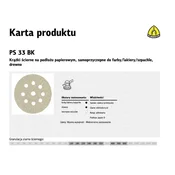 KLINGSPOR K.RšŻEK 225 PS33CK gr. 40 OTW.GLS38 /50 kosov