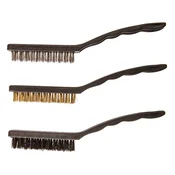 Ščetke 230 mm, bakrene/jeklene/nylonske, 3 kosi 14A623