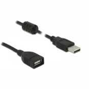 KEDO USB podaljšek 2.0, A-A 10m s feritom
