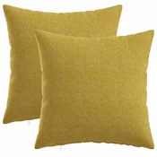 vidaXL Prevleka za blazino 2 kos HEERLEN Svetlo zelena 45 x 45 cm