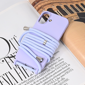 Maska za iPhone 16 6.1 Crossbody ljubicasta