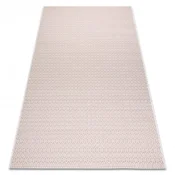 eoshop Preproga FLAT 48603/526 Obročki - KREM roza ( - Velikost: 120x170 cm)