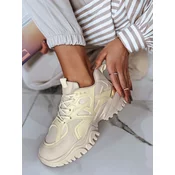 Sneakersy damskie CILLE beżowe Dstreet
