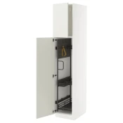 METOD Visoki element-ostava, bela/Veddinge bela, 40x60x200 cm