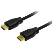 LogiLink LogiLink HDMI Priključni kabel [1x Moški konektor HDMI - 1x Moški konektor HDMI] 1.5 m Črna