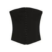 Bershka Top črna