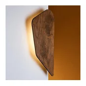 LED stensko svetilo BUTTON LED/4W/230V 46x23,5 cm orehov dekor