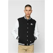 Starter College Fleece Jacket Black/White