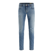 JACK & JONES Traperice GLENN COLE, plavi traper