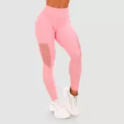 GymBeam Ženske helanke Mesh Panel Pink