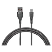 slomart Kabel TRACER USB-A na USB-C 1m, platneni ovoji