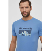 Sportska majica kratkih rukava Columbia zero rules boja: crna, s tiskom