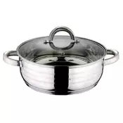 Blaumann Pekač/lonec s pokrovom BL-1004 nerjaveče jeklo 26 cm Gourmet Line
