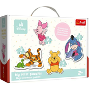 Trefl Otroška sestavljanka Winnie the Pooh and friends 14 kosov v škatli 27x19cm 24m+