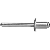 Extol Premium Komplet zakovic iz razpočnega aluminija 250ks, O 6,4x19mm ploščata glava