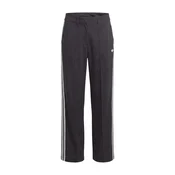 ADIDAS ORIGINALS Hlače na rob Firebird črna/bela