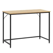 springos Springos Moderna mladinska miza 100 x 50 x 76 cm – Industrijska podstrešna miza v videzu lesa, (5000125679)