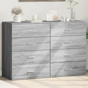 Komoda 2 kom boja hrasta sonome 60x39x80 cm konstruiranog drva