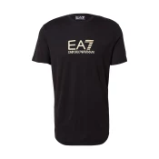 EA7 Emporio Armani Majica črna/bela