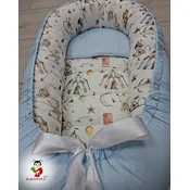 Bubamara037 Gnezdo za bebe Cirkus, Svetloplavo