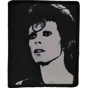 David Bowie Black & White Našitek za šivanje 100 x 90 mm