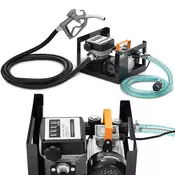 shumee Električna črpalka za točenje dizelskega goriva z merilnikom IP55 230 V 600 W 60 l/min