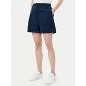 Tommy Hilfiger Kratke hlače iz tkanine WW0WW44762 Mornarsko modra Regular Fit