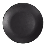 Porcelain plate, 30cm, Seasons, Black - Porland