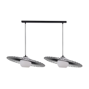 Luster na sajli SOL 2xE27/60W/230V crna