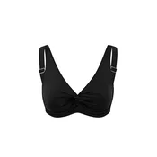Trendyol Milla Ženski gornji deo kupaceg Tbess26Bu00003, Crni