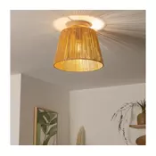 Brilagi - LED prislonjeni luster CERIA BOHO 1xE27/40W/230V O 28 cm smeda/hrast