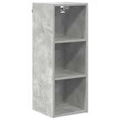 Vidaxl Viseča omarica Betonsko siva 30 x 29,5 x 80 cm Konstruiran les
