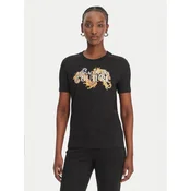 Versace Jeans Couture Majica 80HAHE02 CJ00E Črna Regular Fit