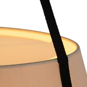 Forestier Carrie M viseča svetilka, pesek - Dnevna soba/jedilnica - Dizajn - peščene barve - Tkanine/tekstil