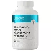OstroVit - Glukozamin + MSM + Hondroitin + Vitamin C, 90 tablet