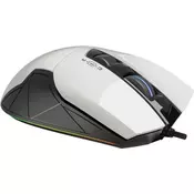 A4Tech Gejmerski miš A4-W70 MAX PANDA WHITE, Bloody, RGB, 10000Dpi, USB, Beli