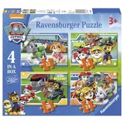 Ravensburger Puzzle 069361 Tacke na ophodnji, 4 u 1