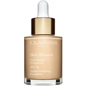 Clarins Skin Illusion Natural Hydrating SPF15 vlažilen puder z uv filtrom 30 ml odtenek 101 Linen